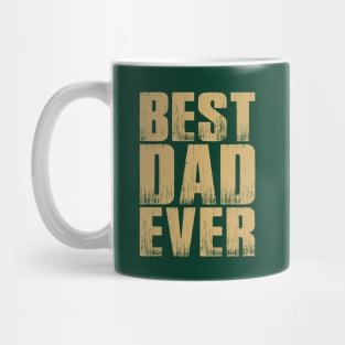 Simple Best Dad Ever Father's Day Typography Mug